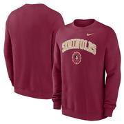 Florida State Nike Arch Seal Fleece Crew